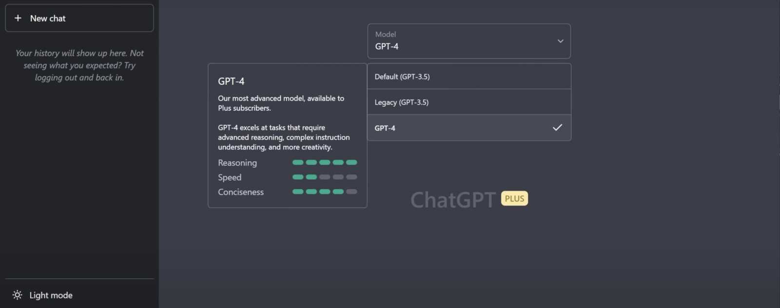 How to use the GPT-4 model on ChatGPT